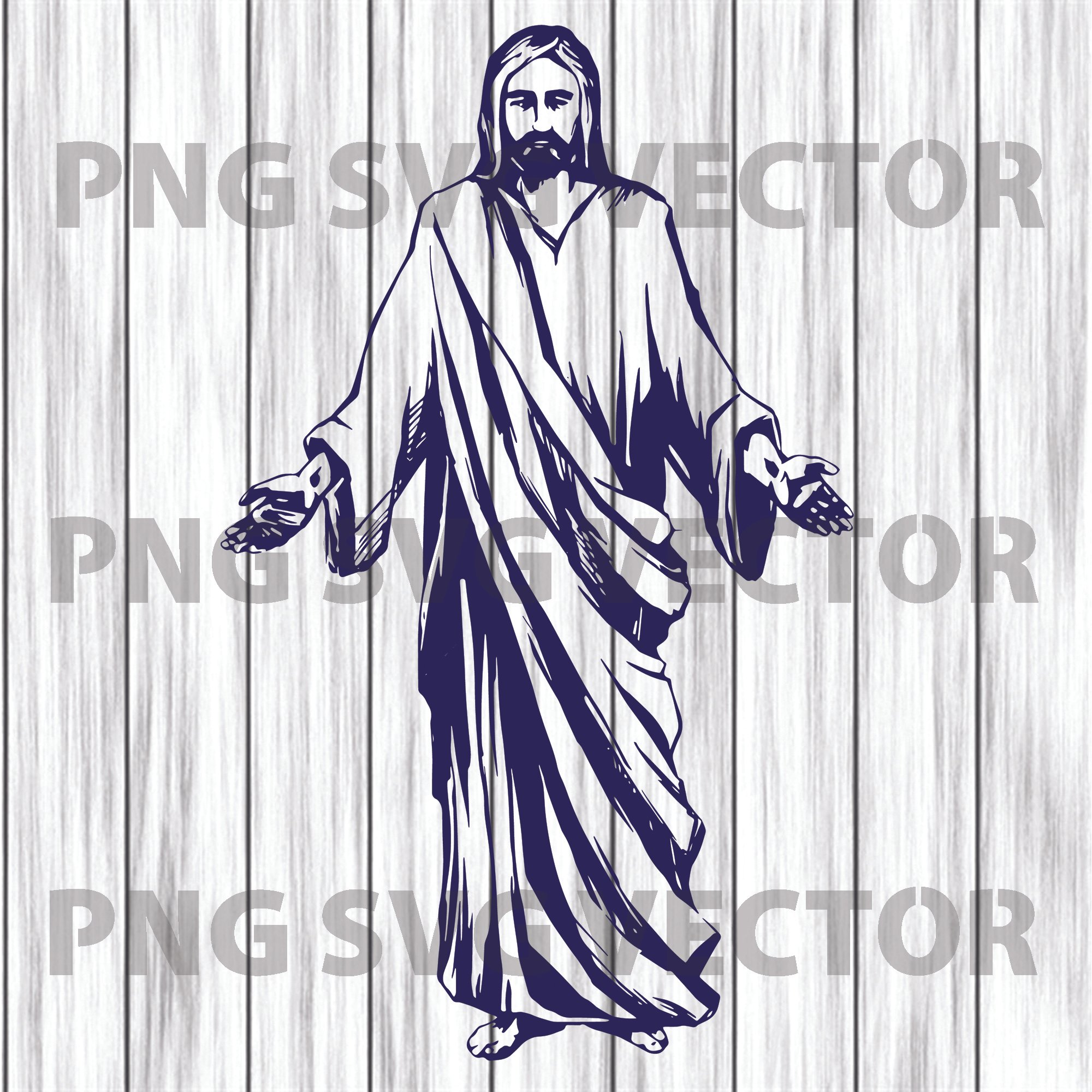 Jesus Svg, Jesus Svg Files, Jesus Cutting Files For Cricut, SVG, DXF ...