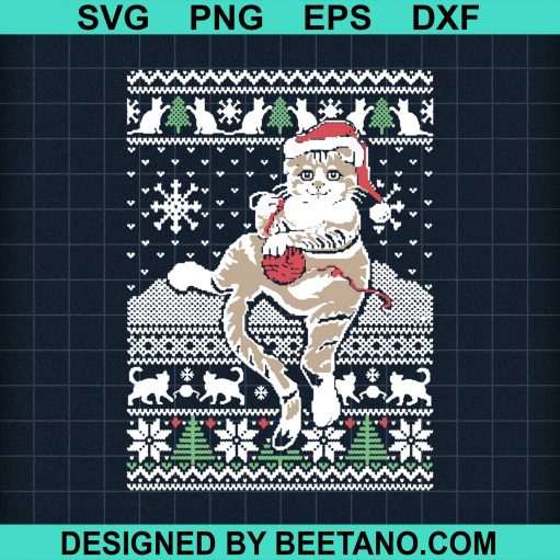 Cat Ugly Christmas Sweater 2020