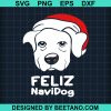 Christmas Dog Owner Feliz Navidad