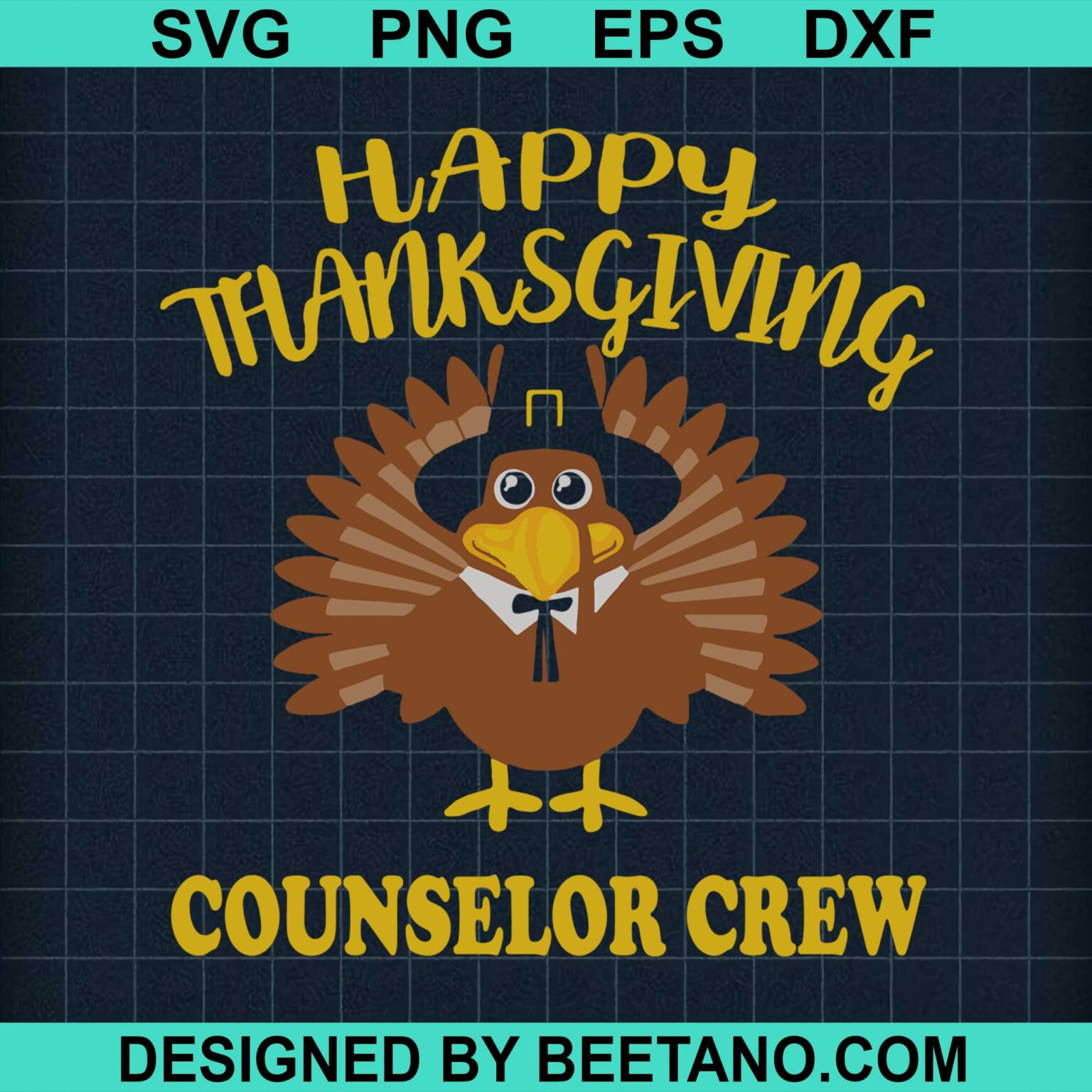 Counselor Crew Thanksgiving Day SVG, Happy thanksgiving SVG