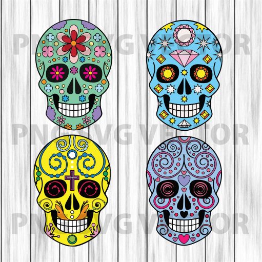 Sugar skull svg