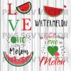 Love One Melon Svg, Summer Svg, Love One Melon Clipart, Melon Quotes Svg, Summer Quotes Clipart, Love One Melon Cutting File
