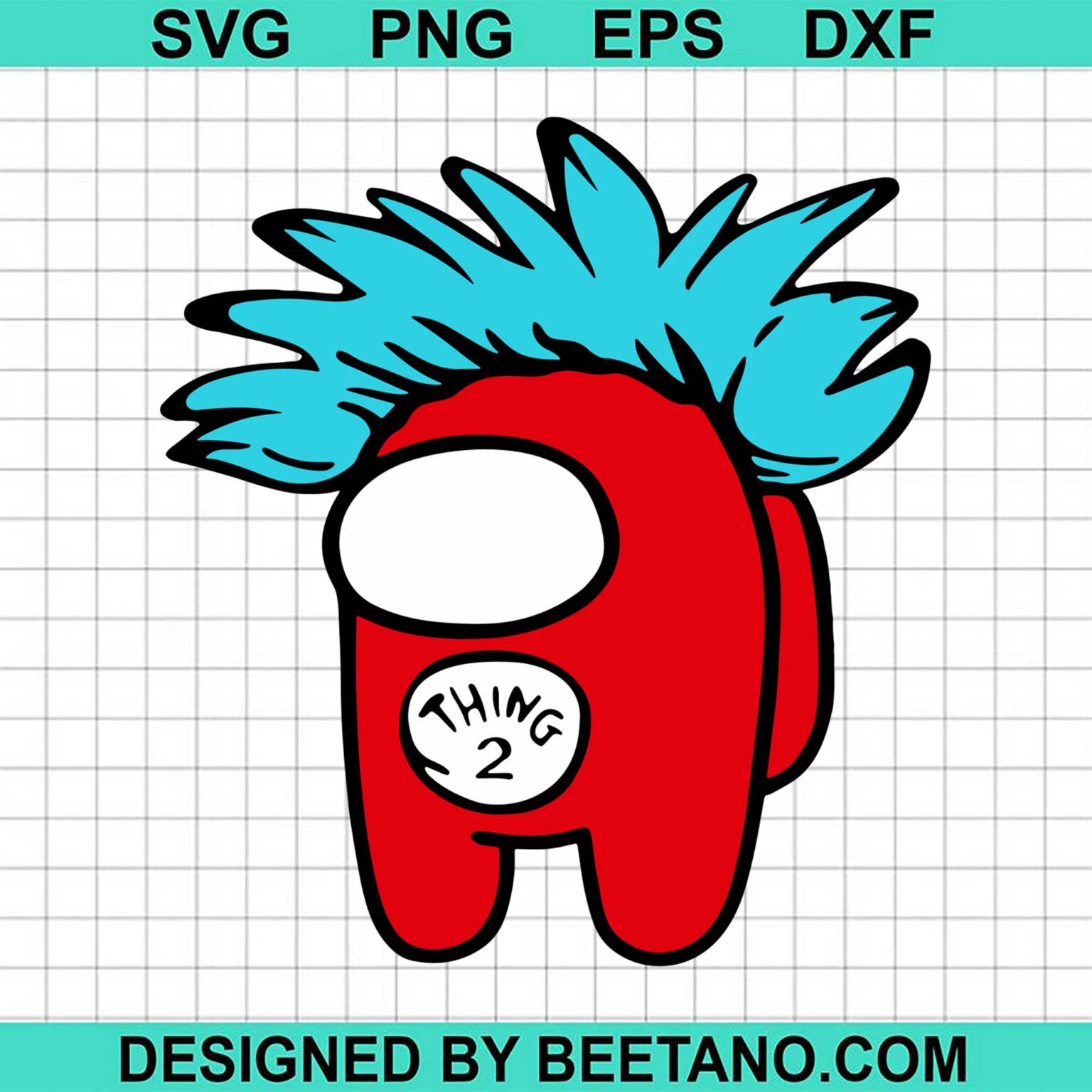 Dr Seuss Among Us Thing 2