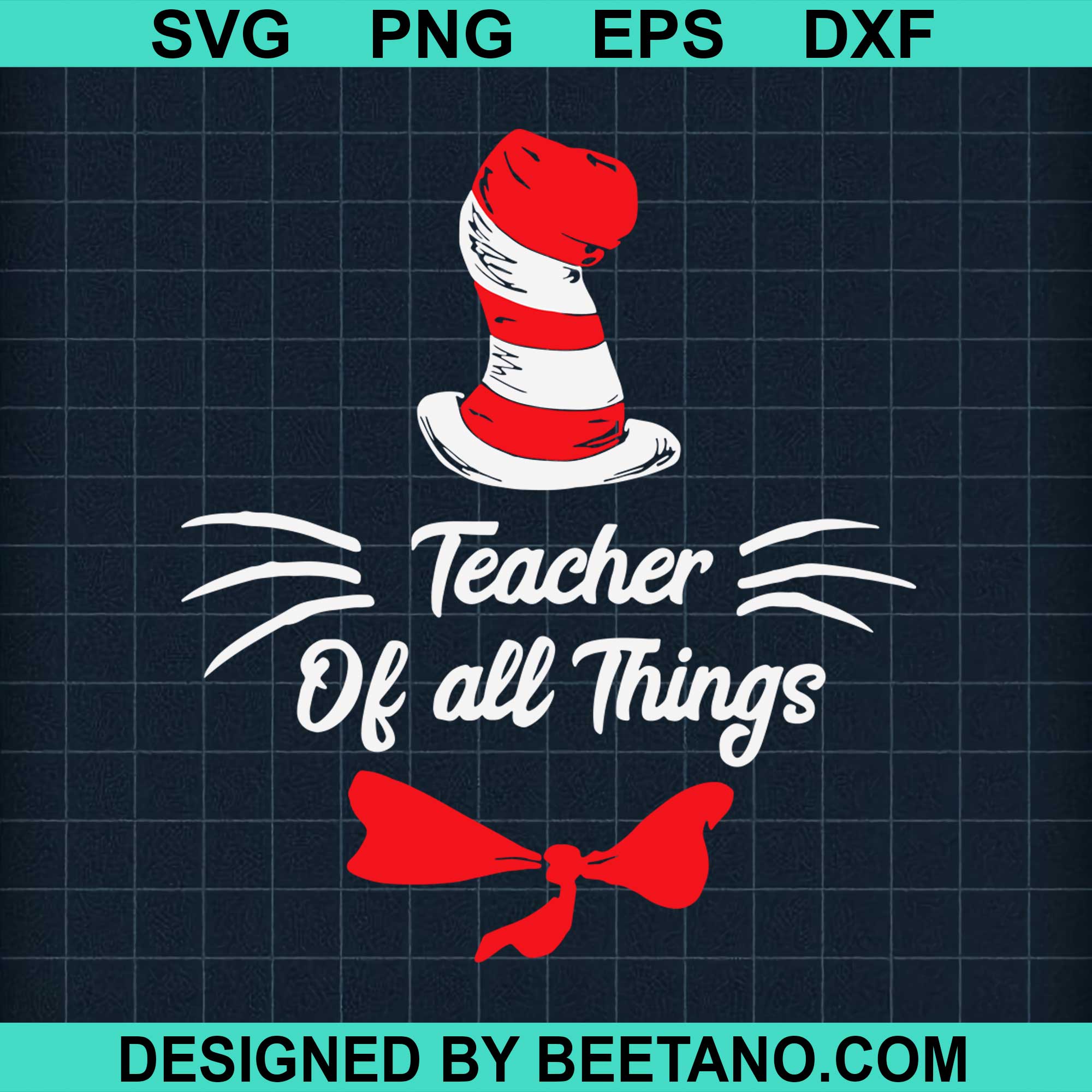 Dr-Seuss-Teacher-Of-All-Things-Teaching - Hight quality Scalable Vector ...