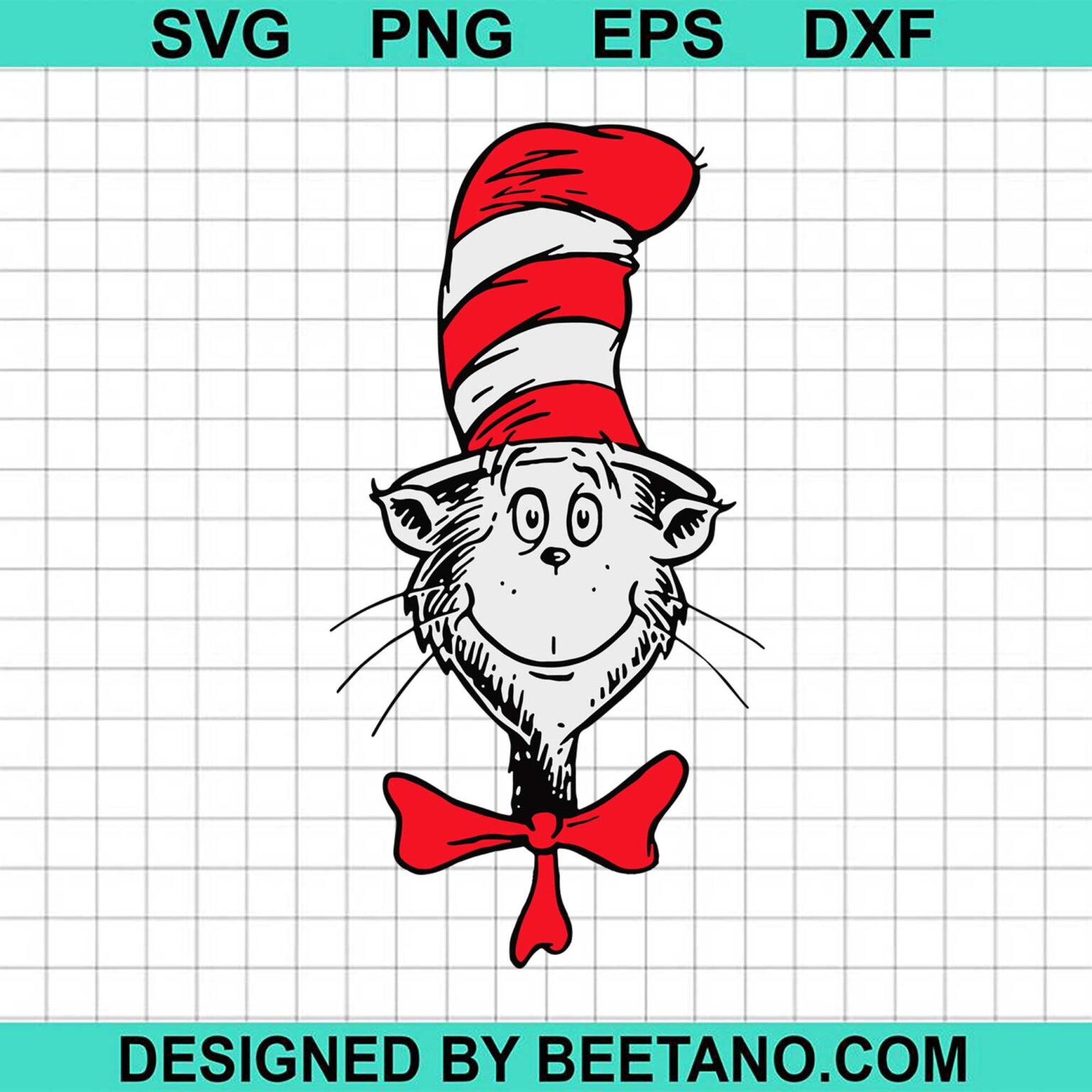 Dr Seuss The Cat In The Hat Face 2021