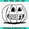 Drift Pumpkin Svg