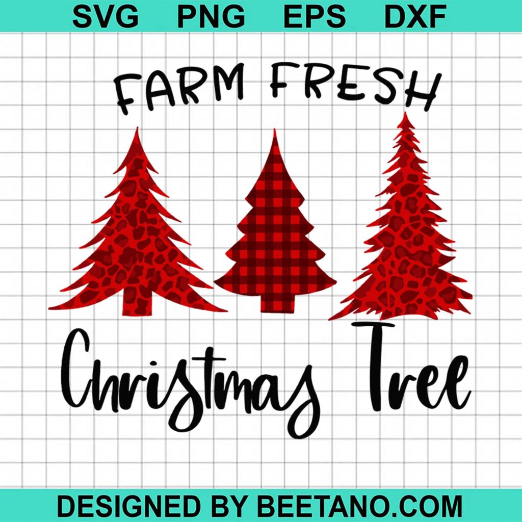 Farm Fresh Christmas Tree SVG cut file for cricut silhouette machine ...