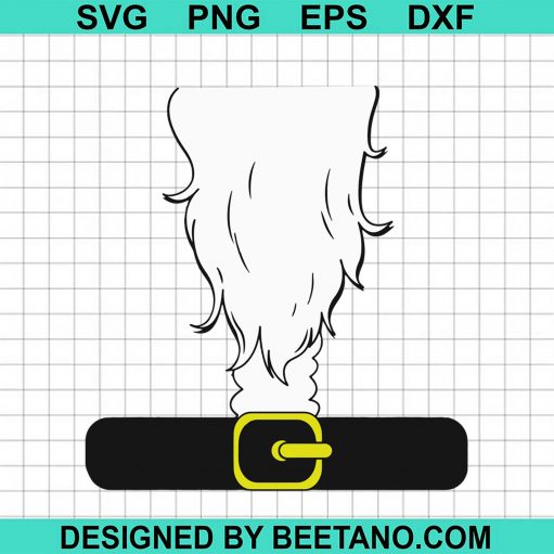 Santa Belt Christmas Svg