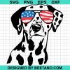 Firefighter Dalmatian Usa Flag Glasses