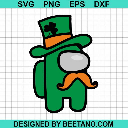 Green Among Us St. Patricks Day Svg
