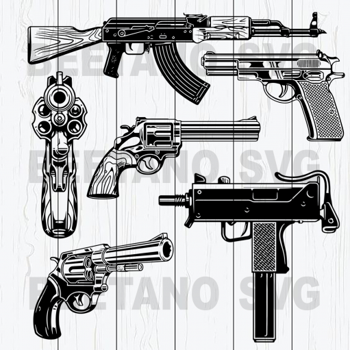 Guns Svg Bundle