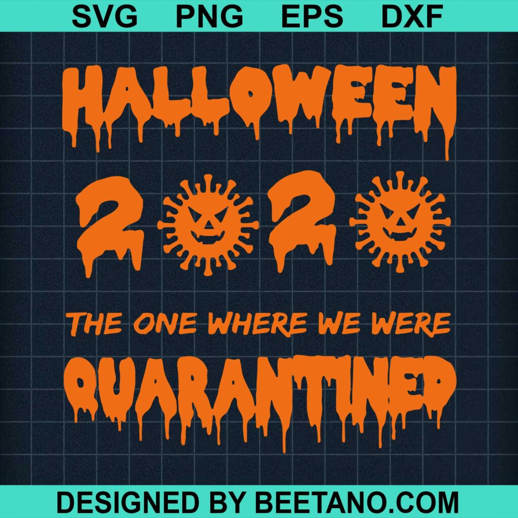 Halloween 2020 quarantined SVG cut file for cricut silhouette machine