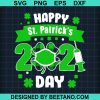 Happy St Patricks Day 2021 Face Mask With Covid Svg