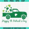 Happy St Patricks Day Truck Svg