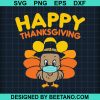 Happy Thanksgiving Turkey Face Mask Svg