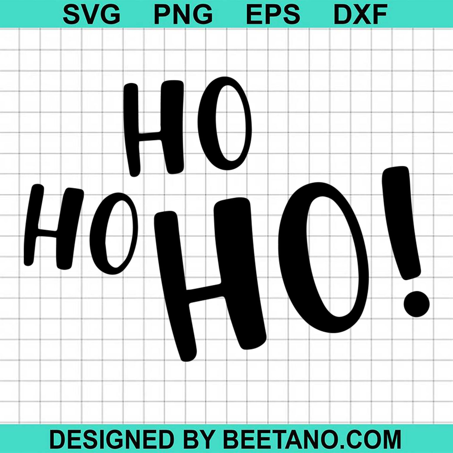 Ho Ho Ho Christmas Mickey Mouse Head SVG cut file for cricut silhouette ...