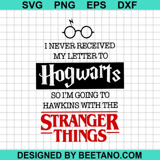 Hogwarts Stranger Things Svg