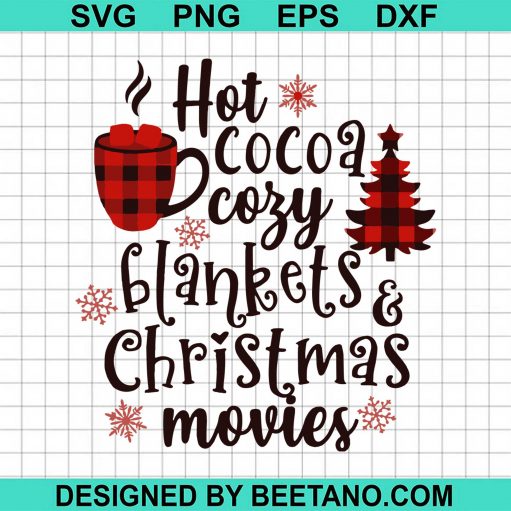 Hot Coco Cozy Blankets Chistmas Movies