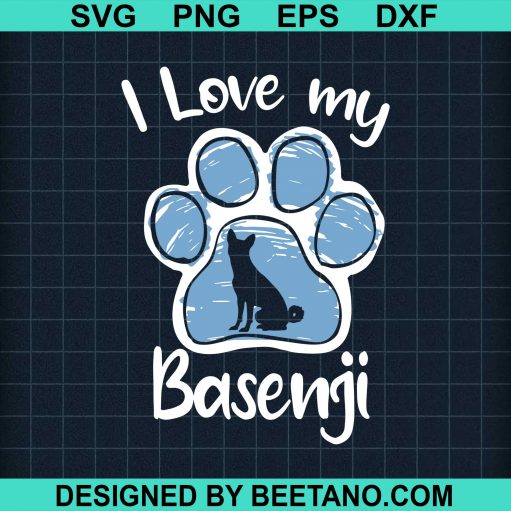 I Love My Basenji Dog