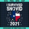I Survived Snovid 2021 Svg
