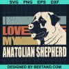 I Love My Anatolian Shepherd Cool Dog Vintage Retro