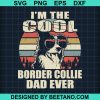 I'M The Cool Border Collie Dad Ever Svg
