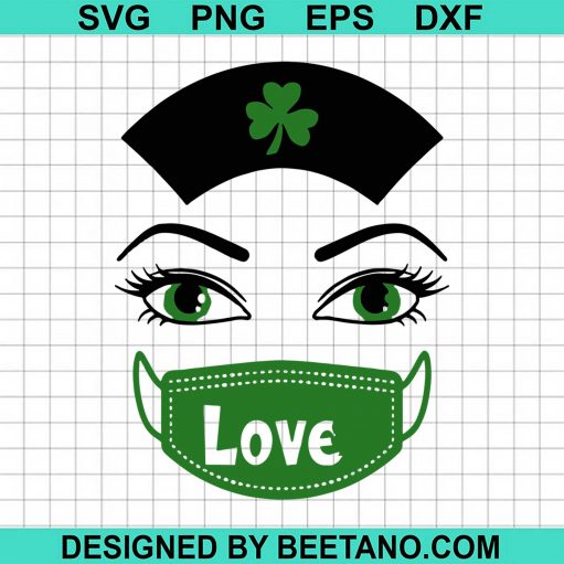 Irish Nurse St Patrick's Day svg