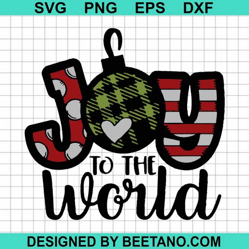 Joy To The World Merry Christmas Svg