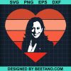Kamala Harris Inauguration Day Valentine Heart Svg