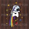 Funny Unicorn Svg