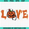 Love Nurse Stethoscope Pumpkin Halloween Svg
