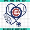 Lover Chicago Cubs Football Heart Beat