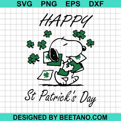 Lucky Snoop Happy St Patricks Day Svg