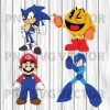 Mario Sonic Pacman Svg