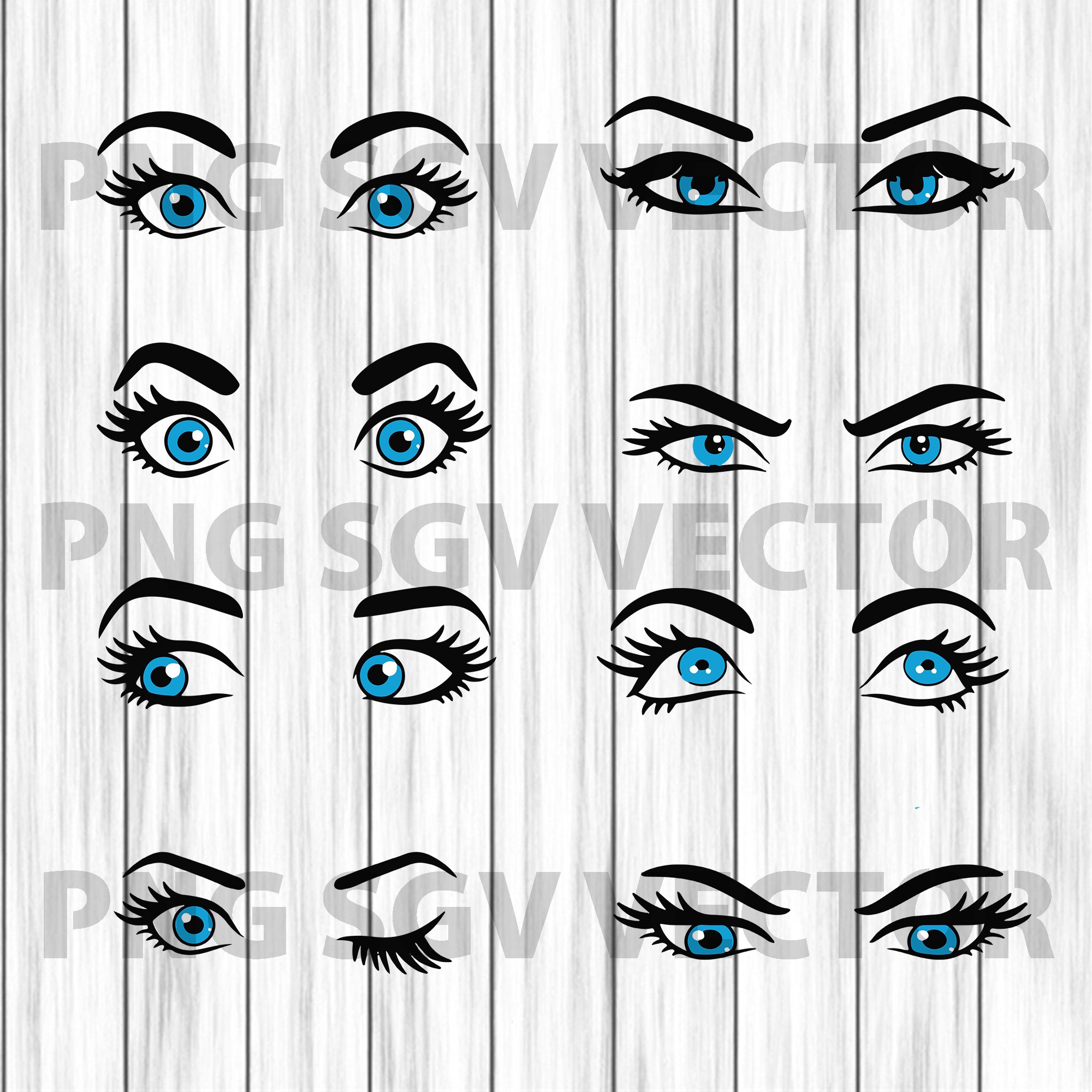 Eye Svg Bundle Eye Clipart Eye Vector Eye Clipart Eye Cutting Files For Cricut