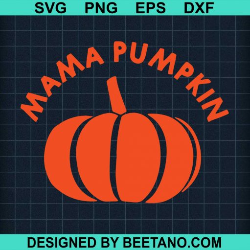 Mama Pumpkin Family SVG