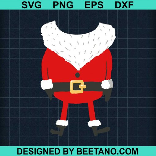 Men Santa Body Svg