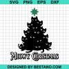 Meowy Christmas Cats Tree Svg