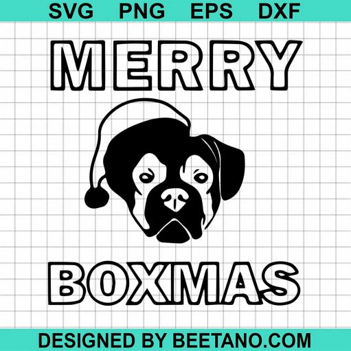 Merry Boxmas Svg