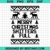 Merry Christmas Shitters Full Svg