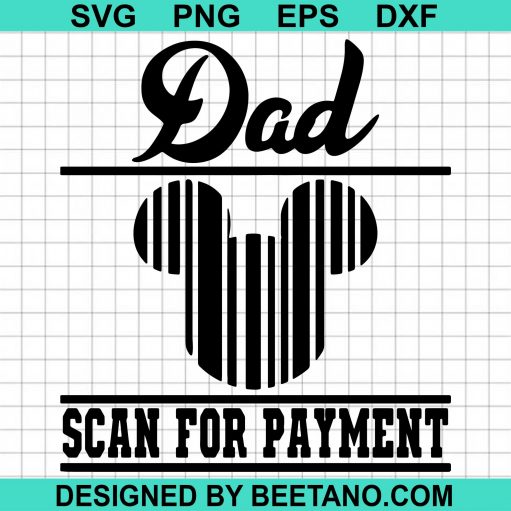 Dad Scan For Payment Svg
