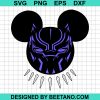 Mickey Mouse Black Panther Svg