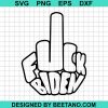 Middle Finger Fuck Joe Biden Cute Lettering Hand Gesture