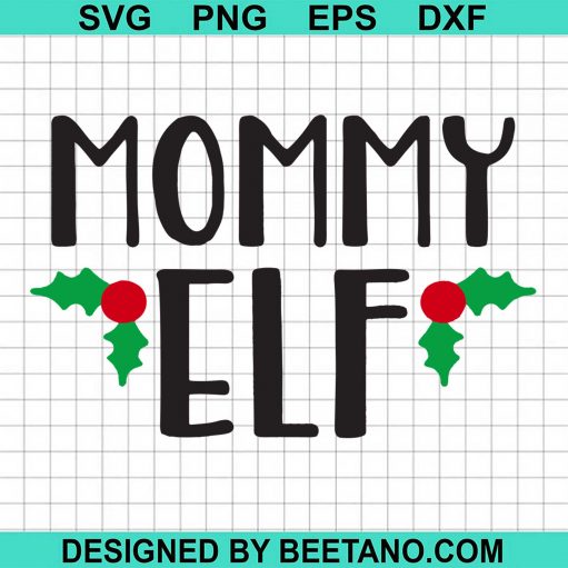 Mommy Elf Funny Family Christmas