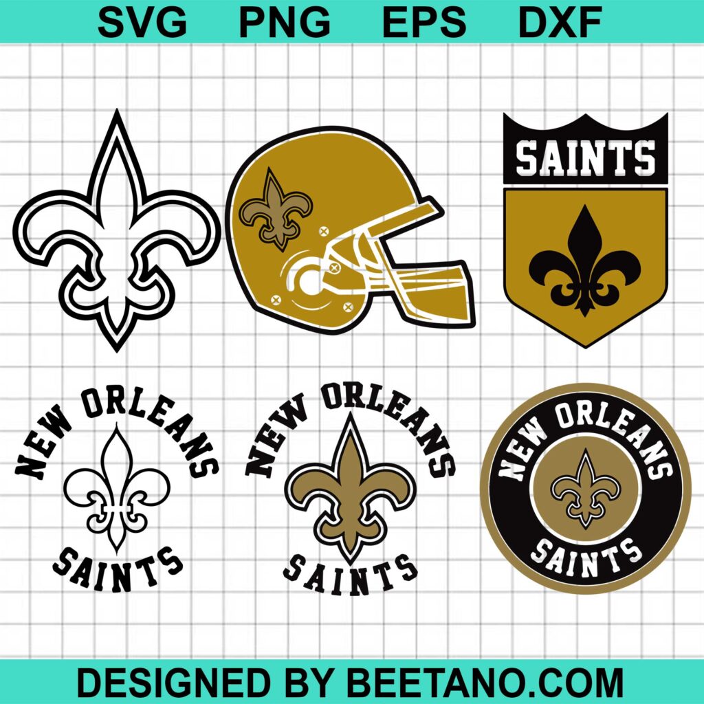 New Orleans Saints Logo Svg Cut File For Cricut Silhouette Machine Make 