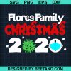 Original Flores Family Christmas 2020 Face Mask Coronavirus