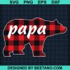 Papa Bear Red Plaid Christmas Family 2020