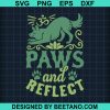 Paws And Redlect Dog