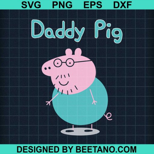 Peppa Pig Daddy Pig Svg