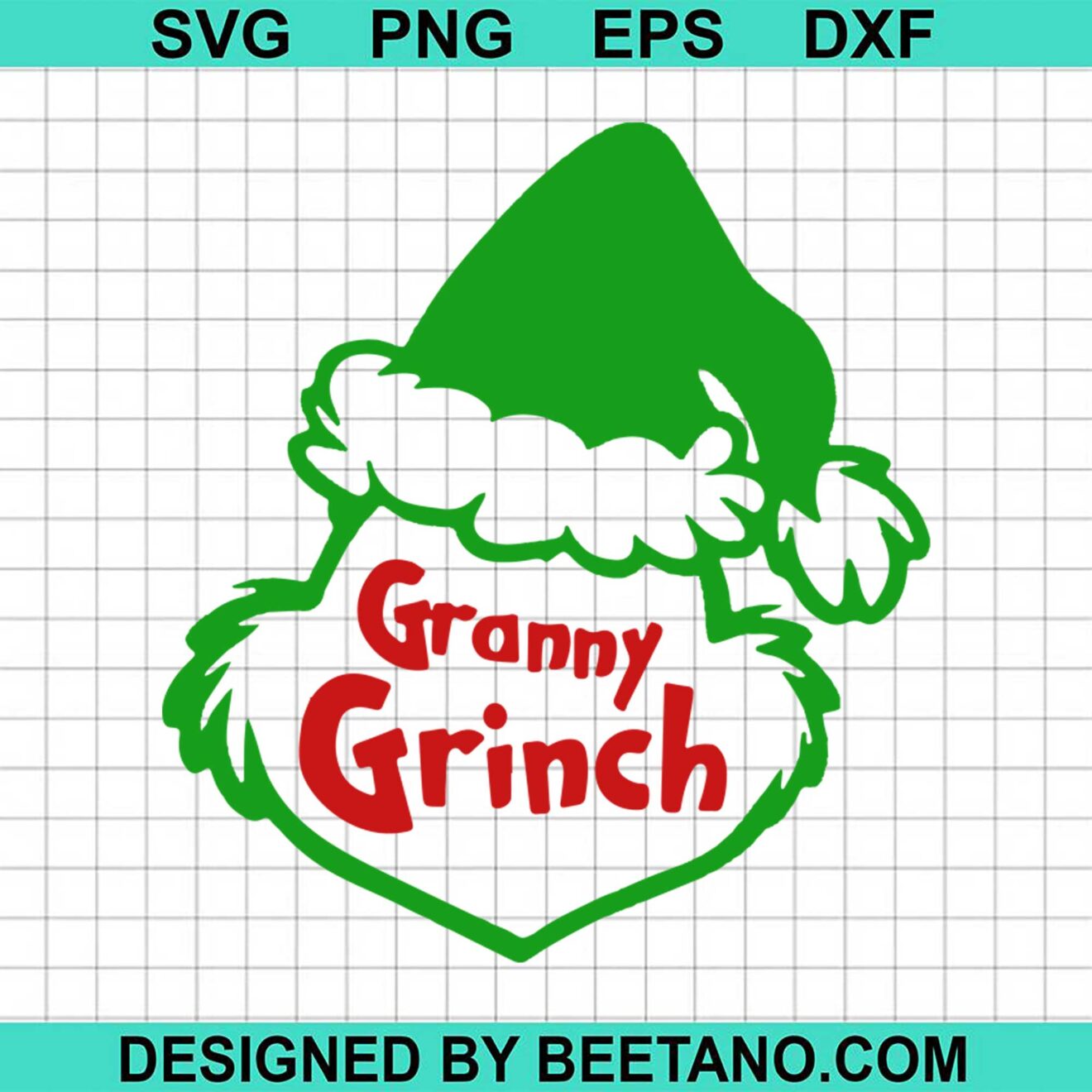 Pretty Christmas Granny Grinch